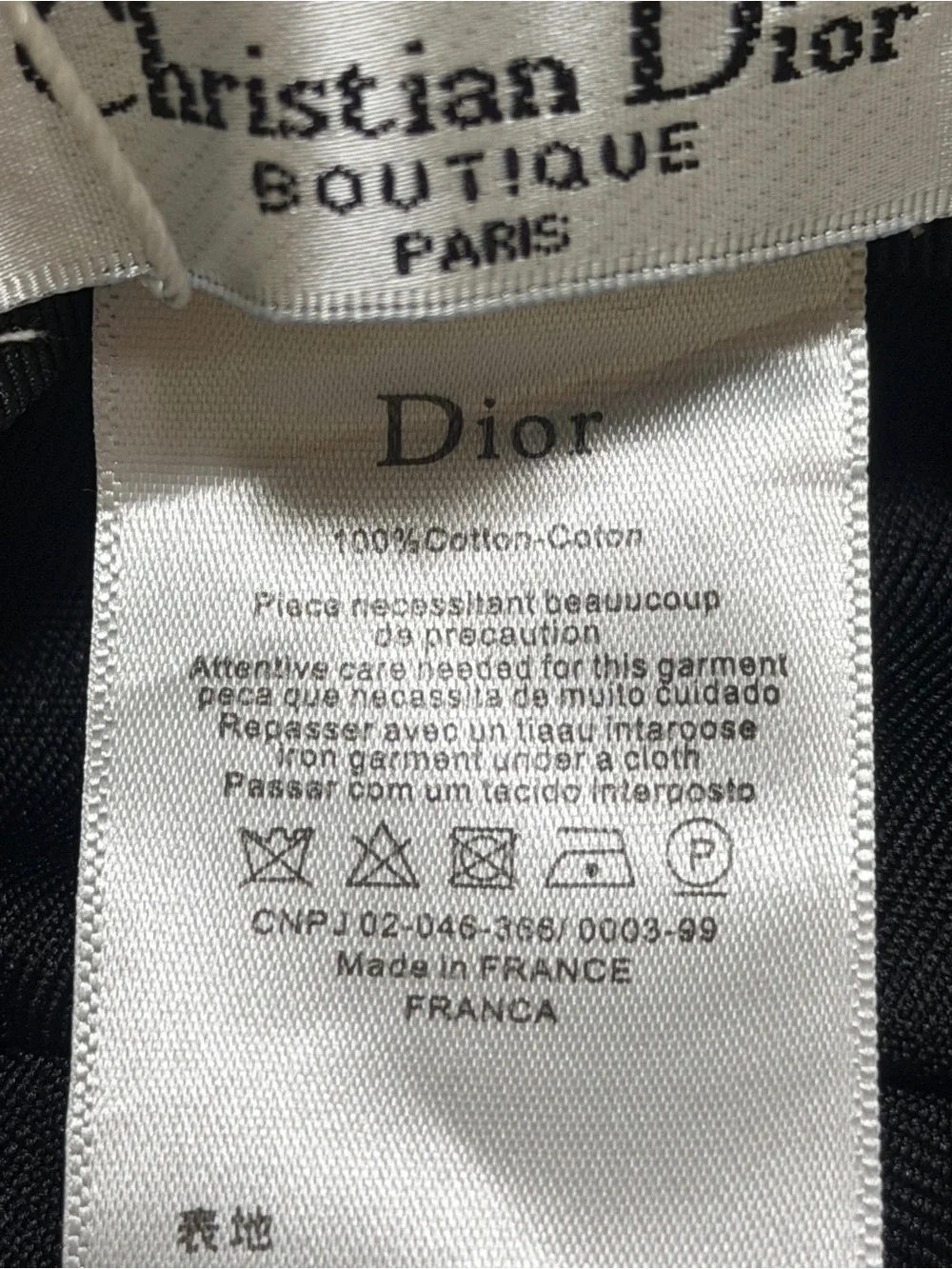 Christian Dior Toile de Jouy Green White Cotton Bucket Hat
